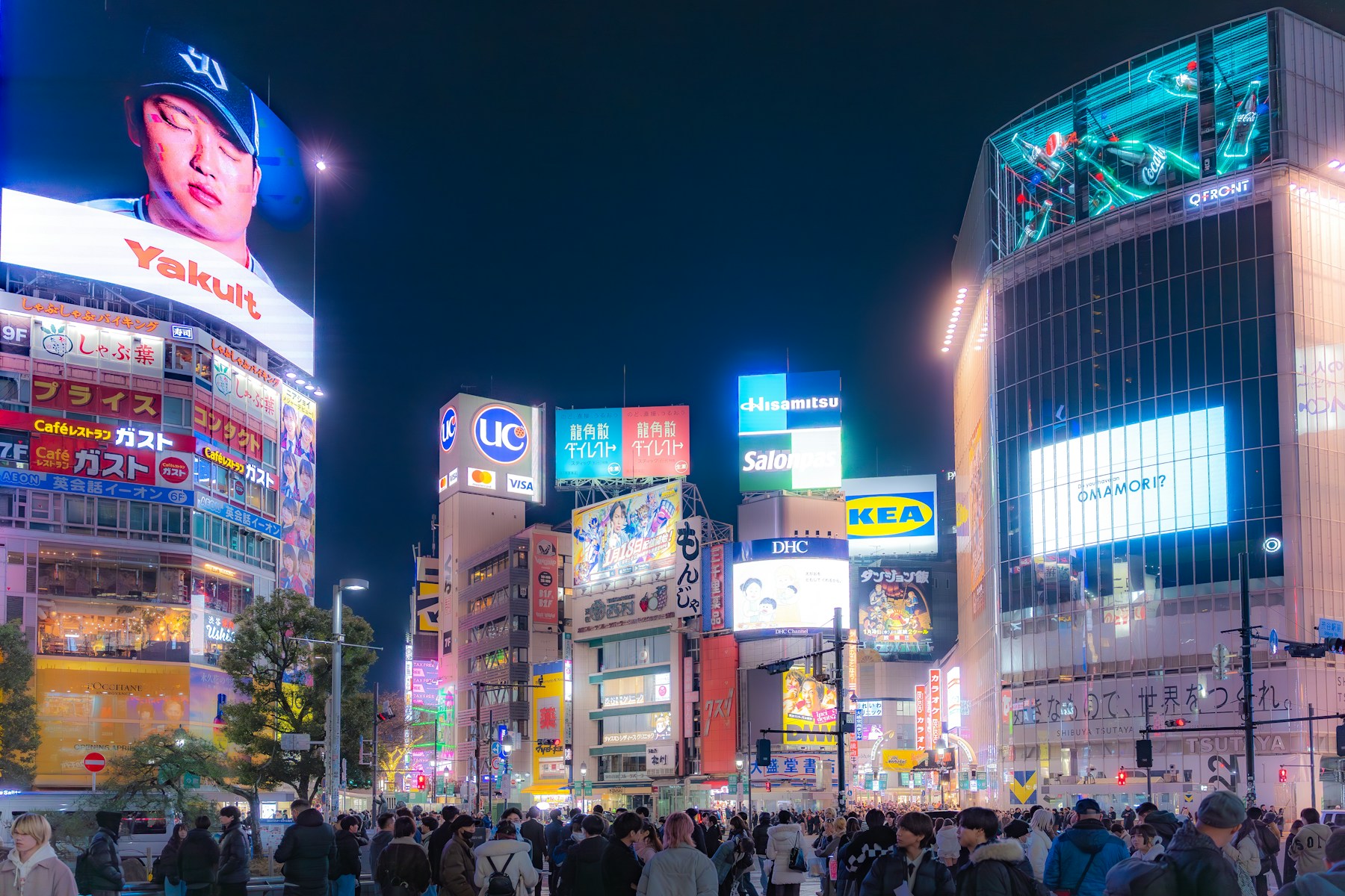 Noite urbana em Shibuya, Tóquio